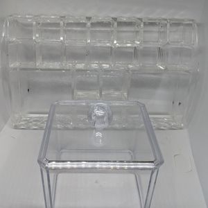 Acrylic makeup organizer
